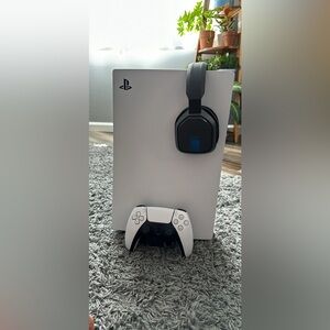PS5 with controller and Astro headset (includes needed cords)